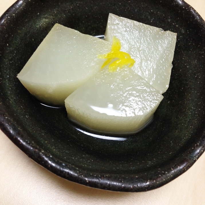 白だしだけで!!大根の煮物ゆず風味